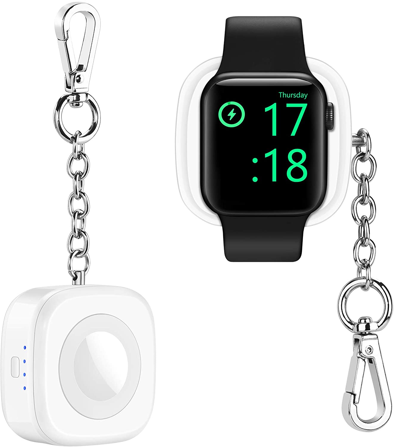 Apple MFi 認証Apple Watch 充電器 アップルウォッチ 充電器 1000mAh 純正 iWatch ワイヤレス磁気充電器 Apple ウォッチパワーバンク AppleWatch モバイルバッテリー モバイルポータブルアップルウォッチ