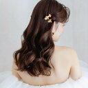 【真鍮のゴールドと淡水パールのニュアンス感】アレンジピン　スターモチーフ　前撮りヘアアクセ　披露宴ヘアヘアアクセ　花嫁ヘアピン ブライダル 花嫁 結婚式 ブライダルアクセサリー ウエディングアクセサリー　アクセサリー 海外挙式 パーティー