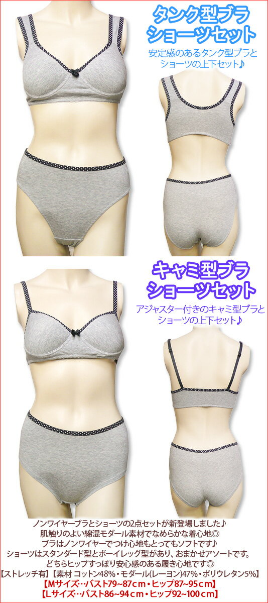 在庫限りショーツ付き【上下合わせて2点セット】...の紹介画像2