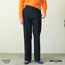 ◇ REDCARD レッドカード Tyler│ ルーズストレート ストレート センタープレス ストレッチデニム 美脚 脚長効果 レディース デニム タイラー