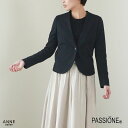 【ポイント10倍&10%off対象!】 PSSIONE パシオーネ ストレッチVジャケット │ レディース アウター ジャケット カジュアル 黒 入学式 卒業式 オフィス ストレッチ Vネック ボタン