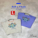 楽天セレクトショップBreezin正規品【 Ball＆Chain ボールアンドチェーン 】ツイッター柄刺繍エコバッグ 301136 Lサイズ Ball＆Chain正規販売店 バッグ〈2点以上購入で最短翌日お届けの宅配便発送！〉