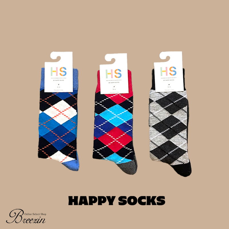 【Happysocks】ハッピーソックス ソックス メンズ靴下 レディース靴下 ギフト 2023年 秋 冬 秋冬 おしゃれ 10201901