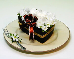 【プリザーブドフラワー ギフト】 【誕生日プレゼント 女性】【送料無料】バースデー チョコレートケーキ