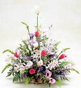 【送料無料】【お見舞いのお花】優しいピンクのバラとラン バレンタイン ホワイトデー 入学 入社 入園 就職 進級 昇進 転勤 あす楽