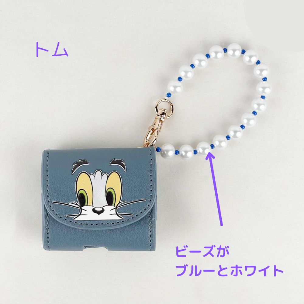 Anne Geeの期間限定P10 トム＆ジェリー TOMとJERRY トムジェリ エアーポッズケース イヤホンケース ケース ミニケース TOM and JERRY×Flapper フレンズ AirPodsProケース メール便送料無料｜アングル3