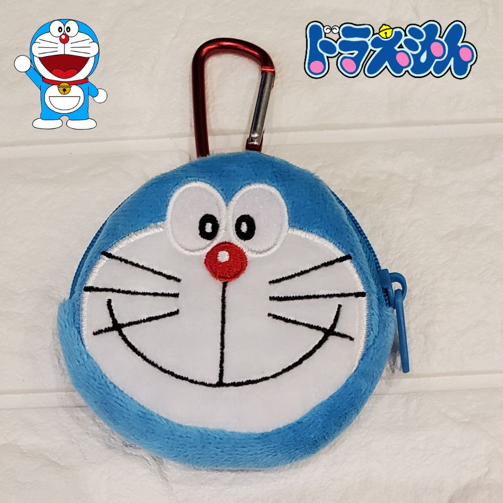 ドラえもん ミニポーチポーチ カラビナ付きポーチ カラビナ付き キャラクター キーホルダー ぬいぐるみ ぬいぐるみポーチ かわいい 人気 女の子 便利 ミニ財布 小銭入れ 小学生 中学生