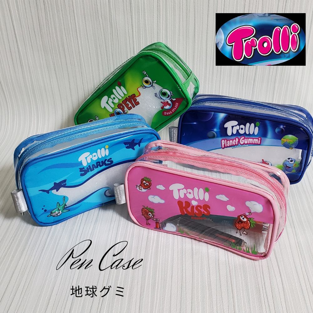 ブラックフライデー 1000円ぽっきり 地球グミ ペンケース 小物いれ クリア ローリ Trolli おしゃれ シンプル 可愛い かわいい レディース メンズ ...