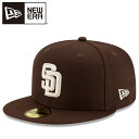 ニューエラ 59FIFTY MLB オンフィールド サンディエゴ・パドレス オルタネイト ブラウン 13554977