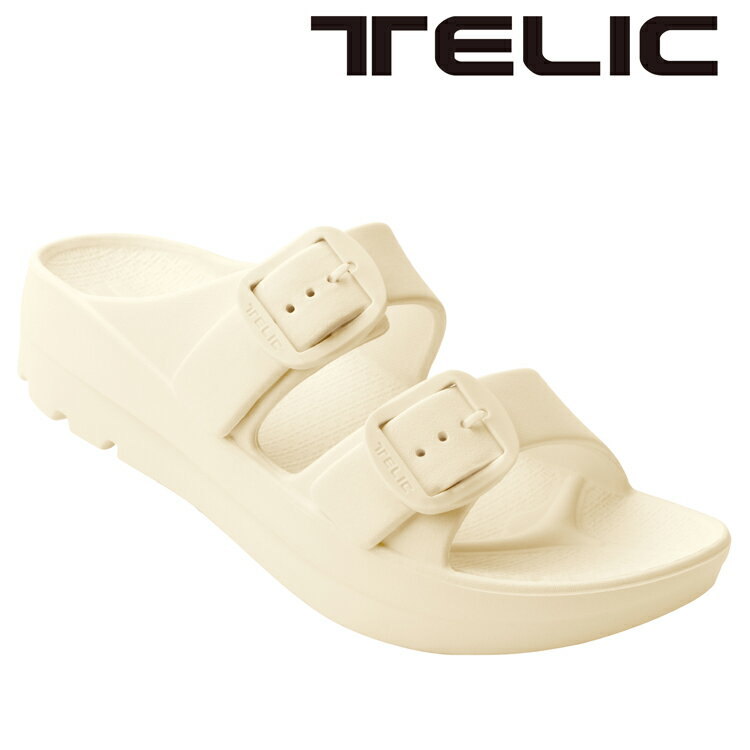 【年跨ぎMAX3,500円OFFクーポン発行中!!有効期間:12/27(土)00:00～01/04(日)23:59迄】テリック ダブルバックル オフホワイト メンズ レディース サンダル