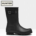 【ポイント20倍】 HUNTER ハンター オリジナル ショート ブーツ MFS9000RMA-BLK メンズ