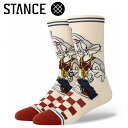 メール便配送 STANCE スタンス BUGS CREW A545C24BUGVWH メンズ レディース ソックス 靴下