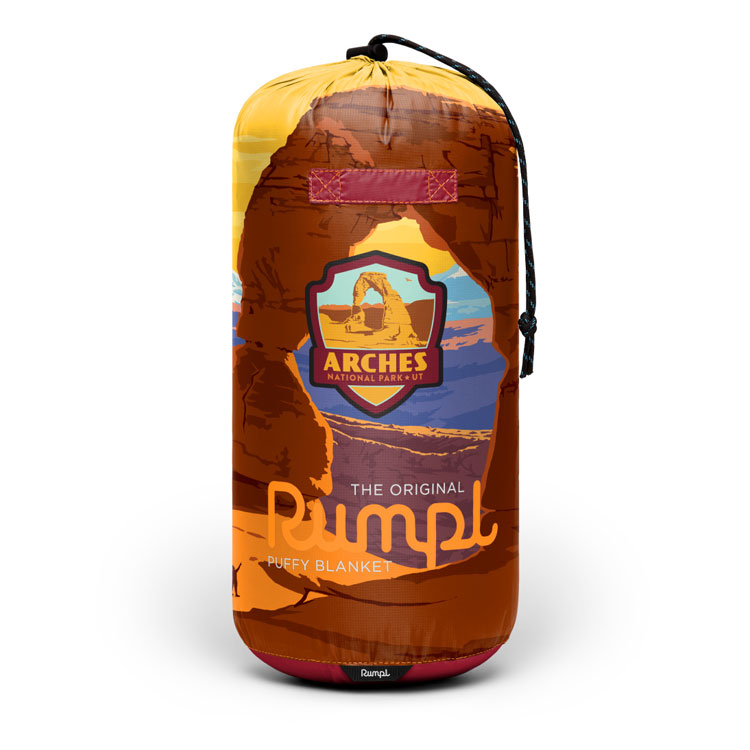 【お買い物マラソン開催期間中全品ポイント4倍&MAX3,500円OFFクーポン発行中!!】Rumpl(ランプル) ORIGINAL PUFFY BLANKET(オリジナル パフィー ブランケット) アメリカ国立公園コレクション ARCHES NATIONAL PARK annexsp-10630258 アネックススポーツ サンプル画像3