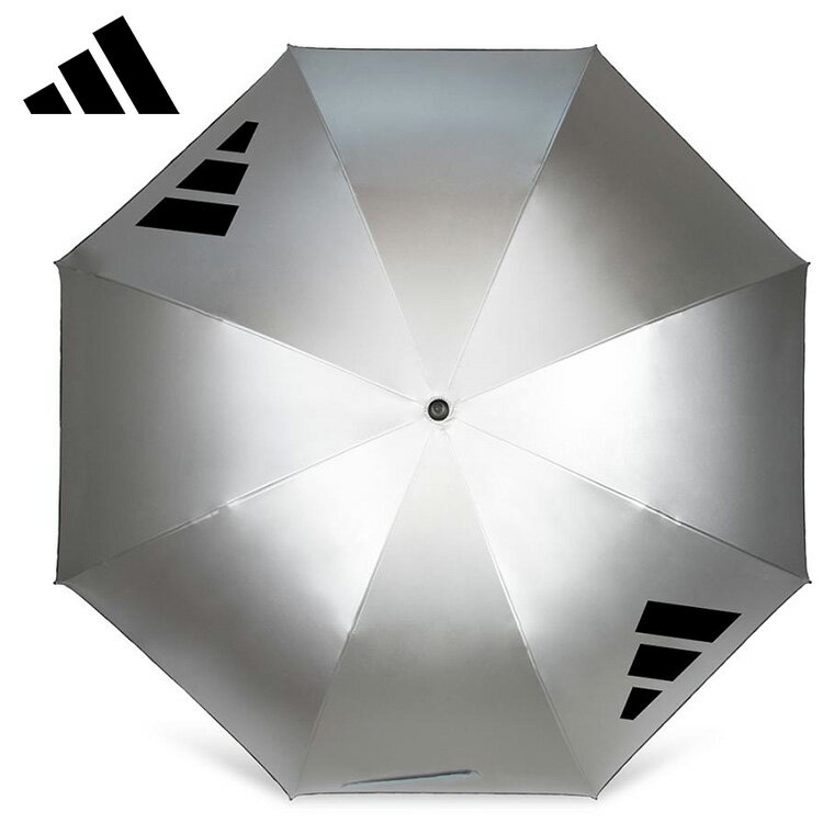 ADIDAS - 【お買い物マラソン62時間限定全品ポイント5倍!!最大20倍!!有効期間:4/24(金)20:00〜4/27(月)09:59迄】アディダスゴルフ 晴れ雨兼用 UVカット 軽量 シングルキャノピー アンブレラ ODX55 2026モデル 日本正規品