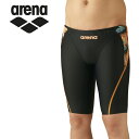 メール便配送 アリーナ arena スイム 水着 ジュニアハーフスパッツ ジュニア ARN-3072MJ-BKOR