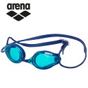 アリーナ 水泳 スプラッシュ レーシングゴーグル(リノンくもり止め、FINA承認) メンズ レディース AS5SGG11U-BLNV