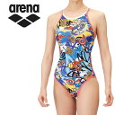 メール便配送 アリーナ 水泳 トレーニングワンピース(オープンバック) ウィメンズ AS5SWM50L-BLOR