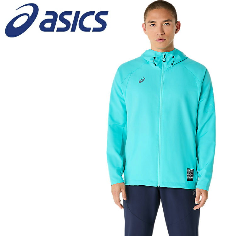 アシックス ドライアクティモーションクロスフーディージャケット 2031E980-402 メンズ