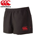 メール便配送 カンタベリー ラグビーショーツ スタンダードタイプ メンズ RUGBY SHORTS(STANDARD) RG26010-BK