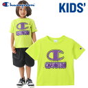 クリアランスセール メール便配送 チャンピオン ショートスリーブTシャツ 半袖 カジュアル ジュニア キッズ CK-Z317-726