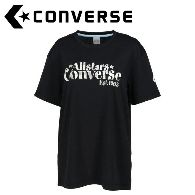 メール便配送 CONVERSE(コンバース) バスケット ガールズプリントTシャツ CB332351-1915