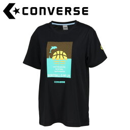 メール便配送 CONVERSE(コンバース) バスケット ガールズプリントTシャツ CB332352-1952