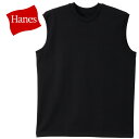 メール便配送 ヘインズ Hanes 1P KURO SLEEVELESS HM3-B202-090 メンズ(4)