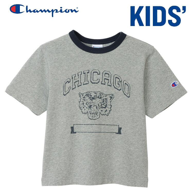 メール便配送 Champion チャンピオン SHORT SLEEVE T-SHIRT CK-D307-070 キッズ ジュニア