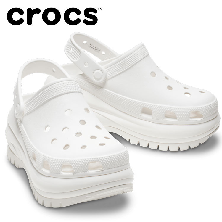 crocs クロックス サンダル Mega Crush Clog メガ クラッシュ クロッグ 207988-100 メンズ レディース
