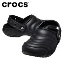 クリアランスセール 返品不可 クロックス crocs Classic Lined Overpuff Clog 210059-001 メンズ レディース サンダル