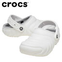 クリアランスセール 返品不可 クロックス crocs Classic Lined Overpuff Clog 210059-100 メンズ レディース サンダル