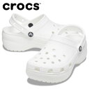 crocs NbNX Womens Classic Platform Clog NVbN vbgtH[ NbO EBY 206750-100 fB[X T_