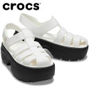 クリアランスセール 返品不可 クロックス crocs ストンプ フィッシャーマン サンダル 209938-0WV メンズ レディース サンダル