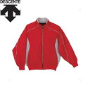 デサント 野球 グランドコート メンズ DR-215B-RED