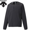 メール便配送 デサント DESCENTE 野球 長袖ハイブリッドジャケット メンズ DBX-3606LC-BLK