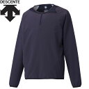 メール便配送 デサント DESCENTE 野球 長袖ハイブリッドジャケット メンズ DBX-3606LC-DNVY