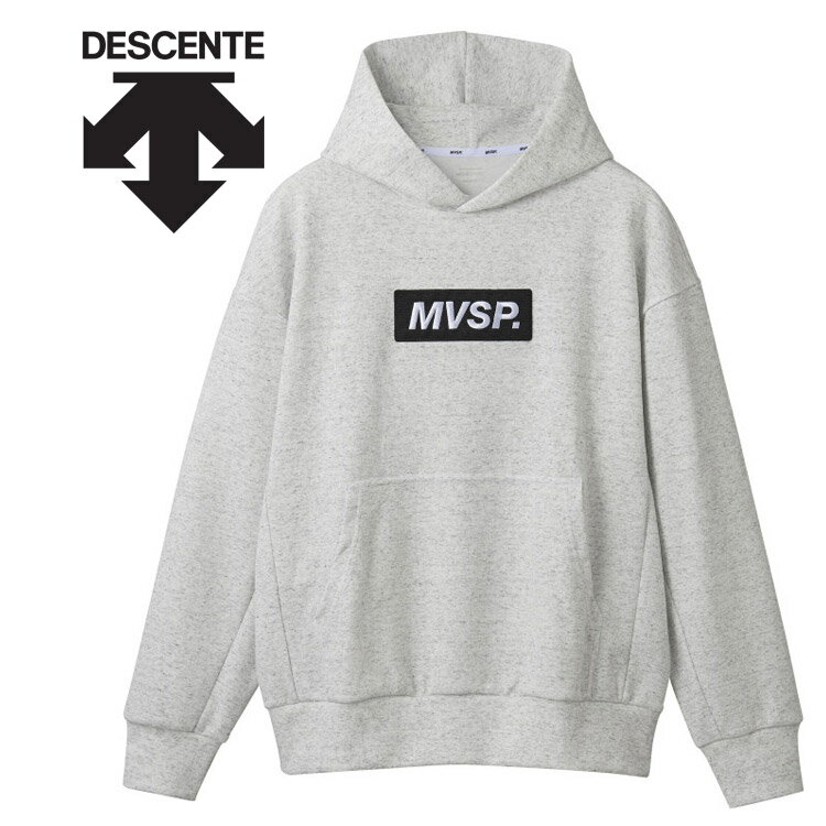 デサント DESCENTE S.F.TECH ボックスロゴ ヘザーフーディー メンズ DMMXJC24-WHM