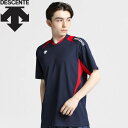 メール便配送 デサント DESCENTE 半袖バレーボールシャツ メンズ DSS-5420B-NVY