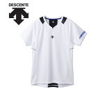 メール便配送 デサント DESCENTE 半袖バレーボールシャツ メンズ レディース ユニセックス DV4FHT01U-WHBK