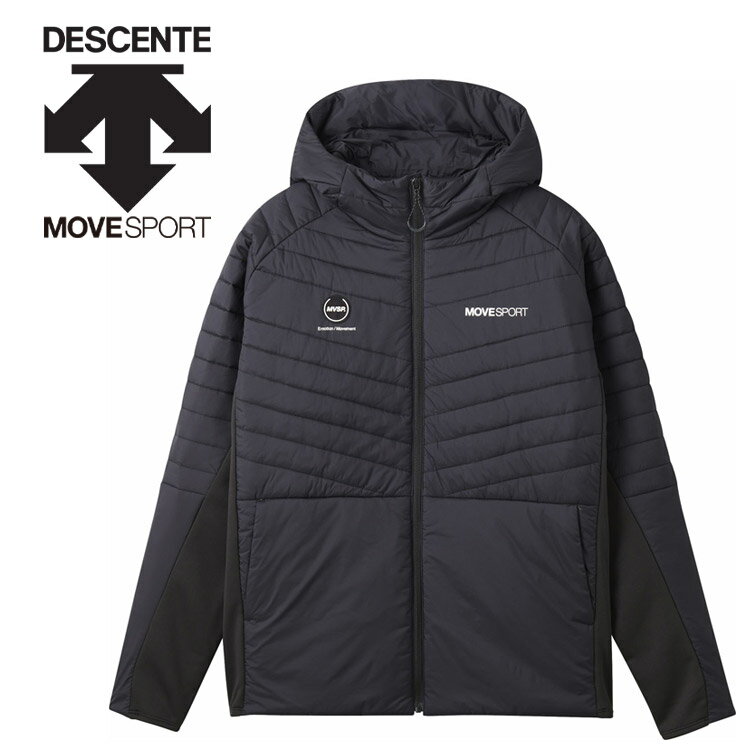デサント DESCENTE ムーブスポーツ MOVESPORT MVSP AERO CAPSULE ハイブリッドフーディー メンズ ST4FJK70M-BK00
