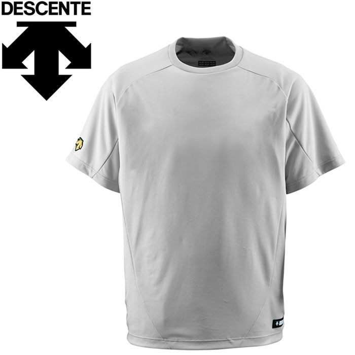 メール便配送 デサント ベースボールシャツ Tネック ジュニア JDB-200-SLV