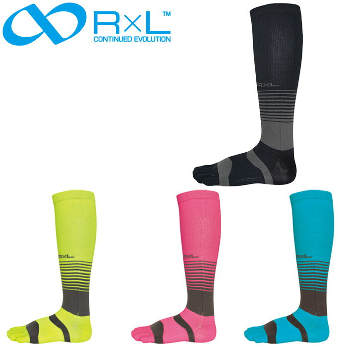 【R×L SOCKS(超立体化ソックス)】 ふくらはぎの形に合わせた「特殊段階編立」を採用。ズレを防止し、ナチュラルな履き心地とサポート、スムーズな着脱を実現。 人気モデルの「R×L超立体製法5本指タイプ」がハイソックスになりました。素材に...