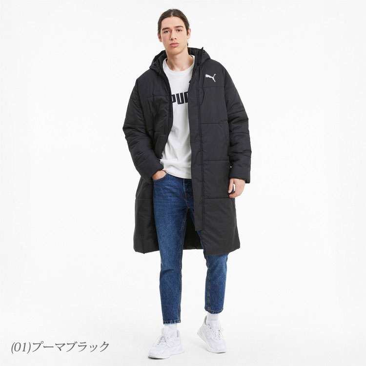 【楽天スーパーSALE】 プーマ ESS+ ロングコート パデッドコート ベンチコート メンズ 585346 20FW PUMA