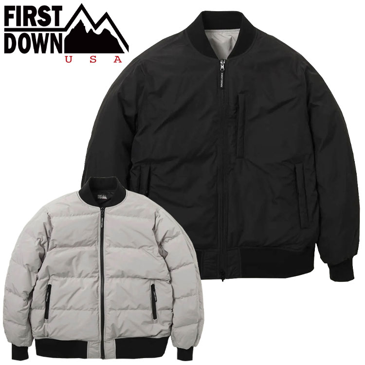 樂天商城 - 【お買い物マラソンMAX3,500円OFFクーポン発行中!!有効期間：5/9(土)20:00〜5/16(土)01:59迄】FIRST DOWN USA REVERSIBLE RIB DOWN F942009-06 メンズ レディース