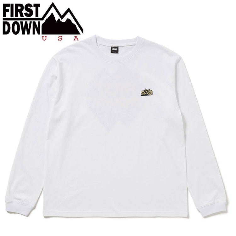 樂天商城 - 【お買い物マラソンMAX3,500円OFFクーポン発行中!!有効期間：5/9(土)20:00〜5/16(土)01:59迄】FIRST DOWN USA グラフィック ロングスリーブ ティー GRAPHIC L/S TEE F171035-01 メンズ レディース