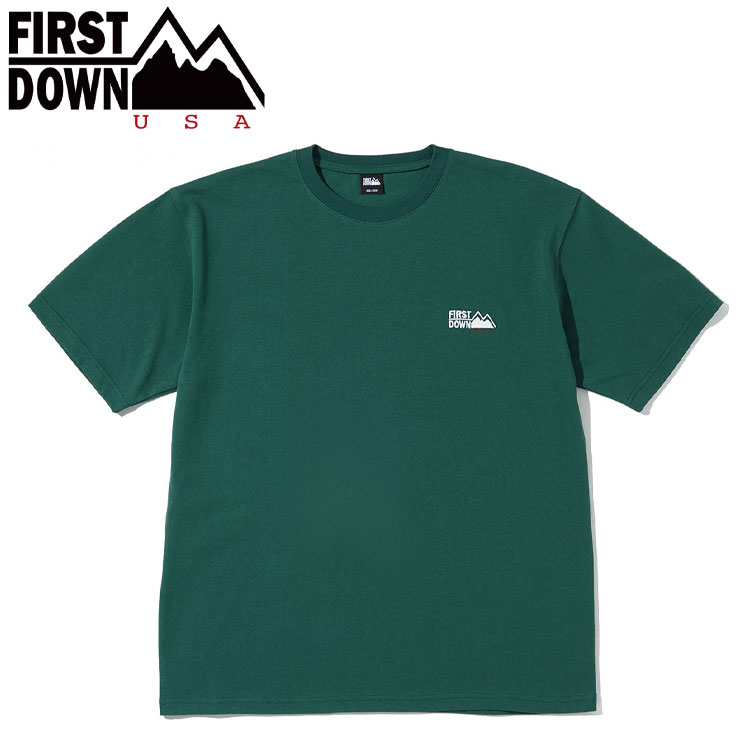 樂天商城 - 【お買い物マラソンMAX3,500円OFFクーポン発行中!!有効期間：5/9(土)20:00〜5/16(土)01:59迄】メール便配送 FIRST DOWN USA ショートスリーブ Tシャツ コットンジャージ S/S TEE COTTON JERSEY F801042-50 メンズ レディース