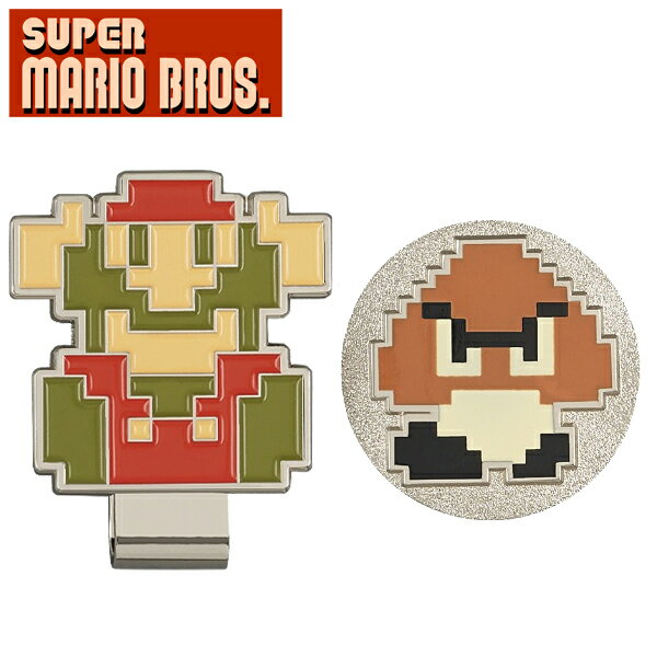 メール便配送 スーパーマリオブラザーズ クリップタイプ マーカー マリオ＆クリボー SBM003 2020年モデル