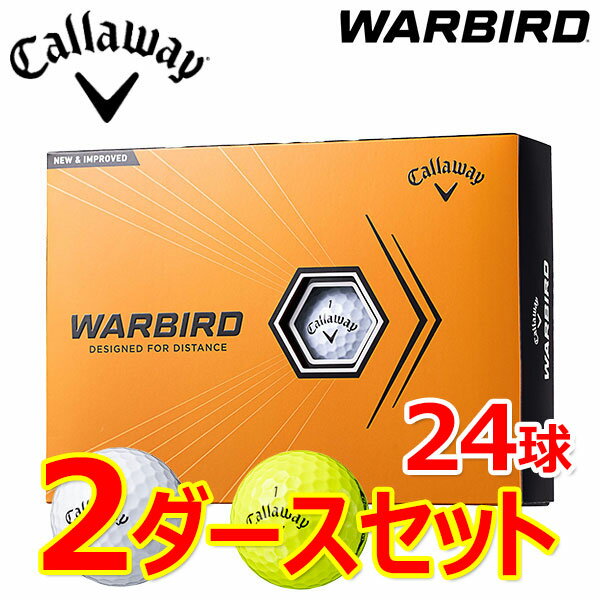  キャロウェイ ゴルフ ウォーバード ゴルフボール 2ダース(24球) 2023モデル