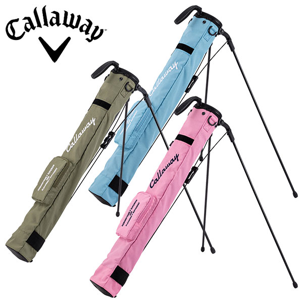 Callaway Advance Stand Club Case 24 JM人気のアドバンスにNewモデル登場。前作を踏襲したカジュアルテイストにくわえ、豊富なカラーバリエーションをラインアップ。フード、ストラップ付。■カラー：カーキ(5924112)、サックス(5924113)、ピンク(5924114)■サイズ：クラブ収納可能本数 : 5～6本　47インチ対応 ※一部収納不可もあります。■素材：ポリエステル■原産国：Made in China