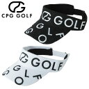CPG GOLF ランダムロゴ サンバイザー RANDAM LOGO SUN VISOR 帽子 メンズ レディース ゴルフ 1514-24138